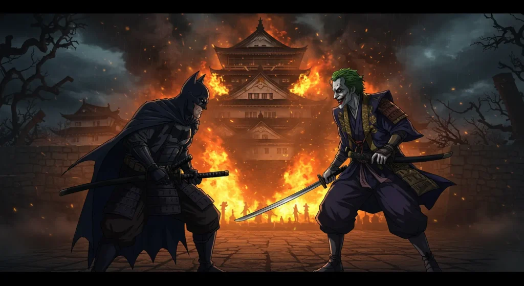أفضل 5 أفلام أنمي من مارفل ودي سي 5 4. Batman Ninja (2018)