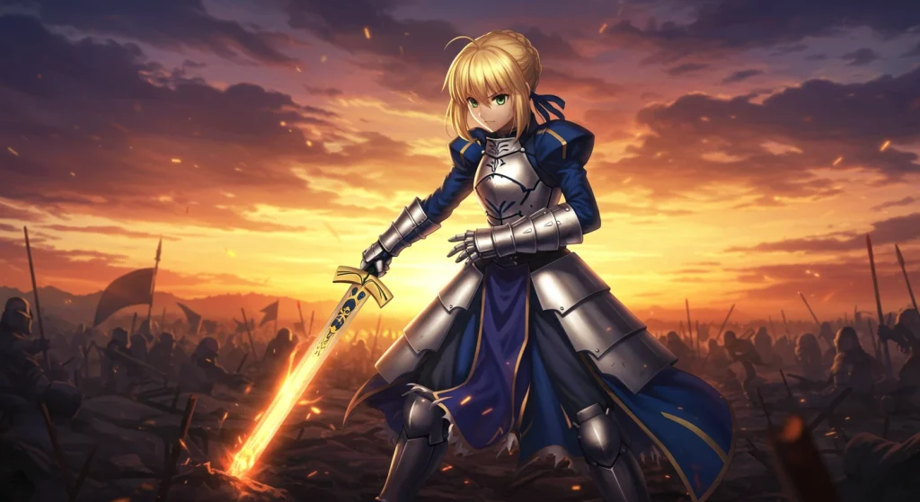 أقوى 10 نساء في الأنمي يخفين قوتهن الحقيقية – دليل أنمي ويتشر AnimeWitcher 2025 7 6. سابر (فيتي/ستاي نايت)