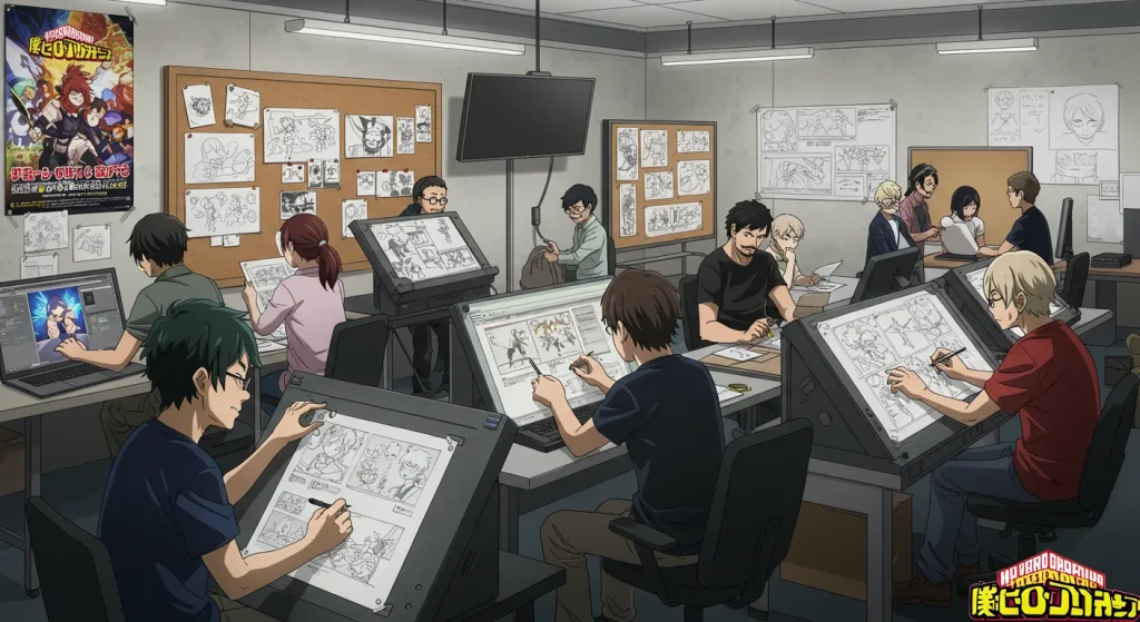 دليل كامل لموسم My Hero Academia Season 8 4 فريق الإنتاج