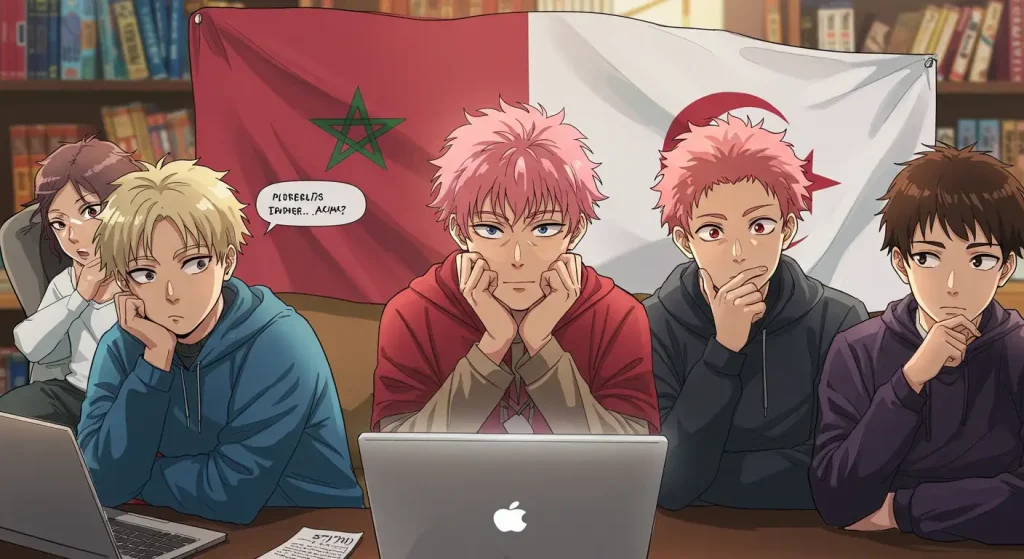 أخبار الأنمي في المغرب / أخبار الأنمي في الجزائر 11 "عشاق الأنمي في المغرب والجزائر يواجهون تحديات مثل ضعف الإنترنت وقلة المنصات الرسمية وصعوبات الترجمة."