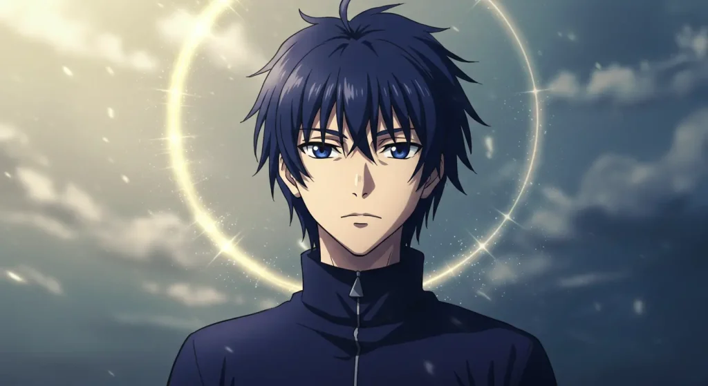 أشرار الأنمي الذين فازوا فعلاً – أقوى الأشرار الذين انتصروا في النهاية 4 صورة فنية بأسلوب الأنمي لشخصية كيري كوتوميني من أنمي Fate/Zero بملامح هادئة وغامضة مع هالة روحية حوله وإضاءة ناعمة دون أي سلاح أو عنف