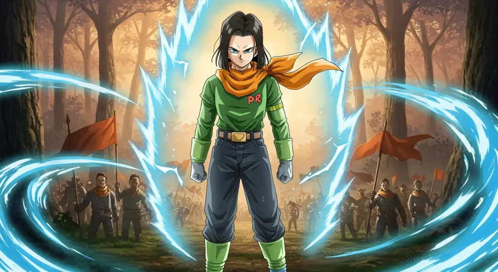 10 أقوى شخصيات دراغون بول زد وفقًا لأكثر أفعالهم إثارة للإعجاب 4 8️⃣ أندرويد 17 – الدرع اللامحدود