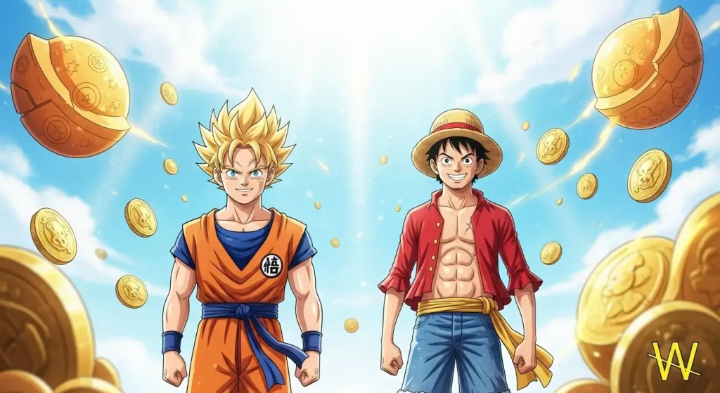 Dragon Ball vs One Piece: إرث الأنمي الأعظم بعد 30 عامًا 8 صورة رمزية تُظهر غوكو ولوفي يتصافحان كرمز للوحدة في Dragon Ball vs One Piece لتأكيد أن الفائز الحقيقي هو الإرث المشترك لعالميهما.