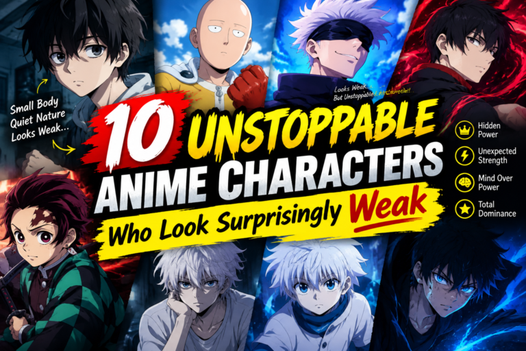 10 Unstoppable Anime Characters Who Look Surprisingly Weak 3 10 Unstoppable Anime Characters Who Look Surprisingly Weak