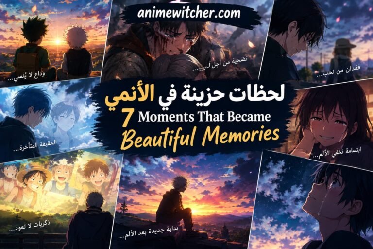 لحظات حزينة في الأنمي