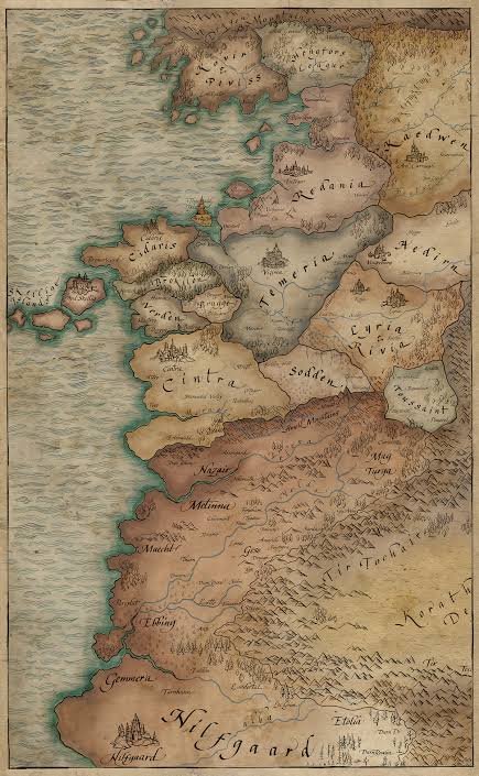 Witcher-Free Continent Look Like